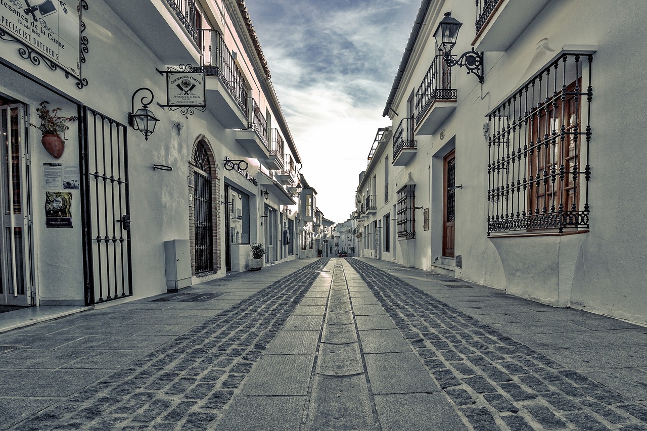 Image - street panorama mijas andalusia
