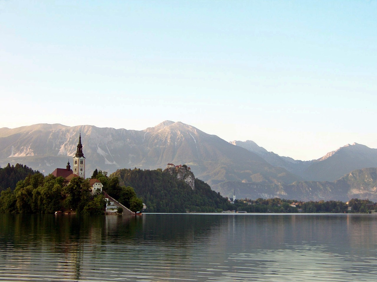 Image - lake bled chapel island karawanken