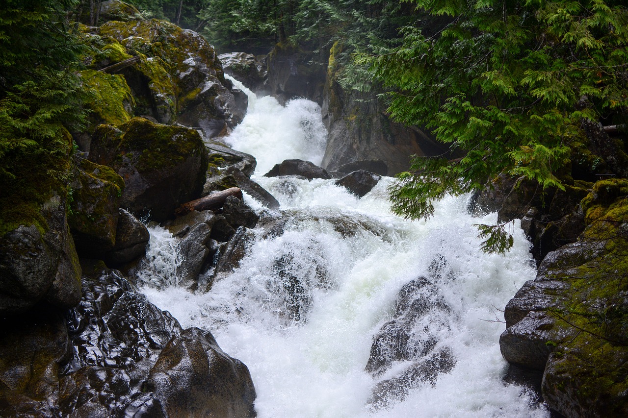 Image - waterfall rapids river water