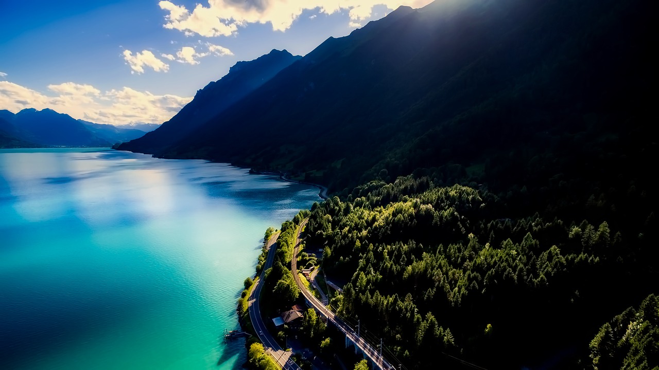 Image - brienz lake switzerland sky clouds