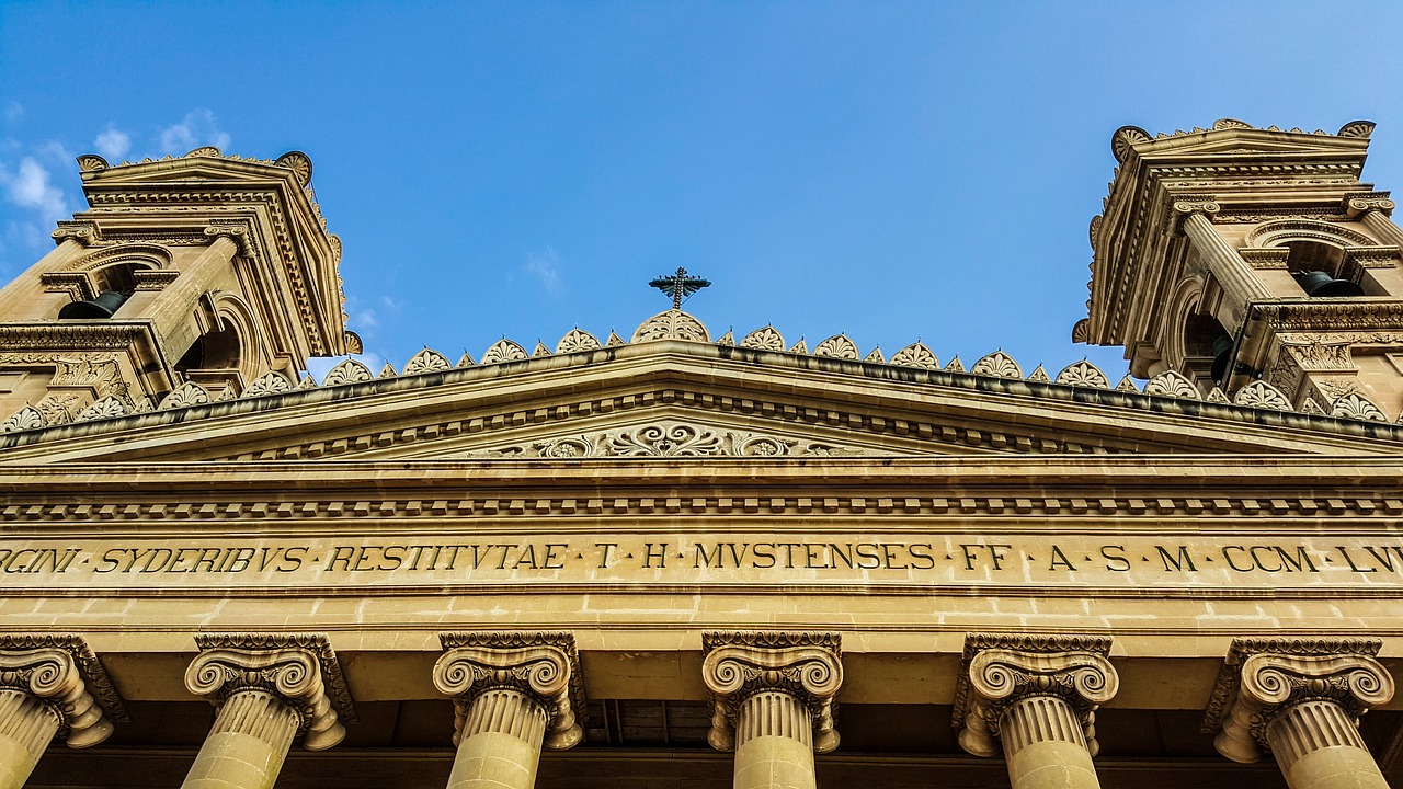 Image - malta church facade architecture