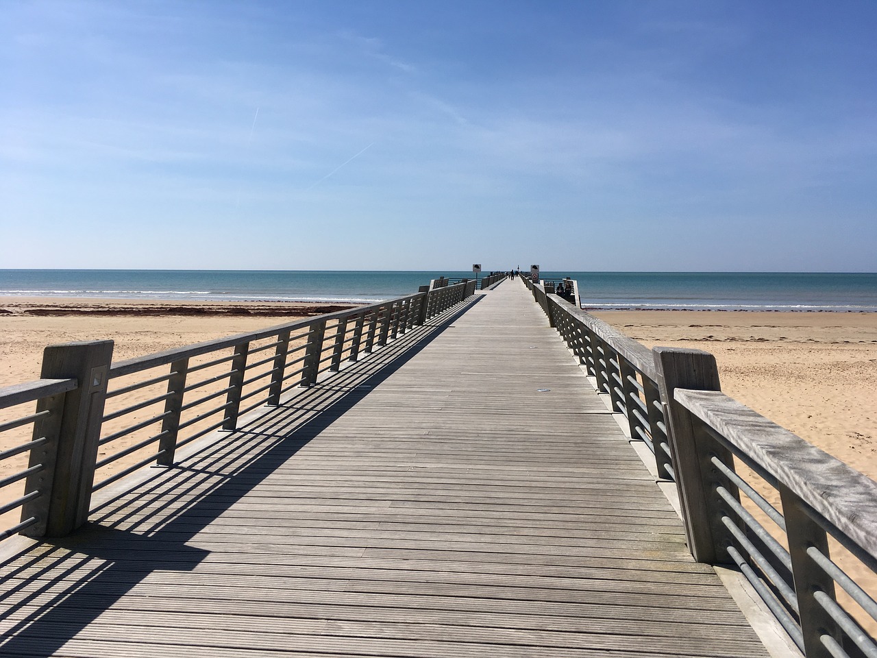 Image - st jean de monts france beach pier