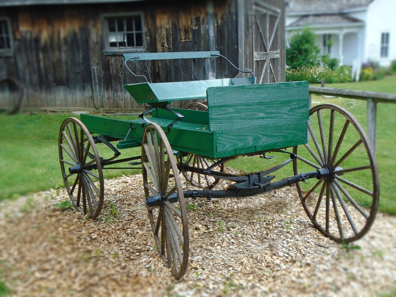 Image - wagon carriage buckboard transport