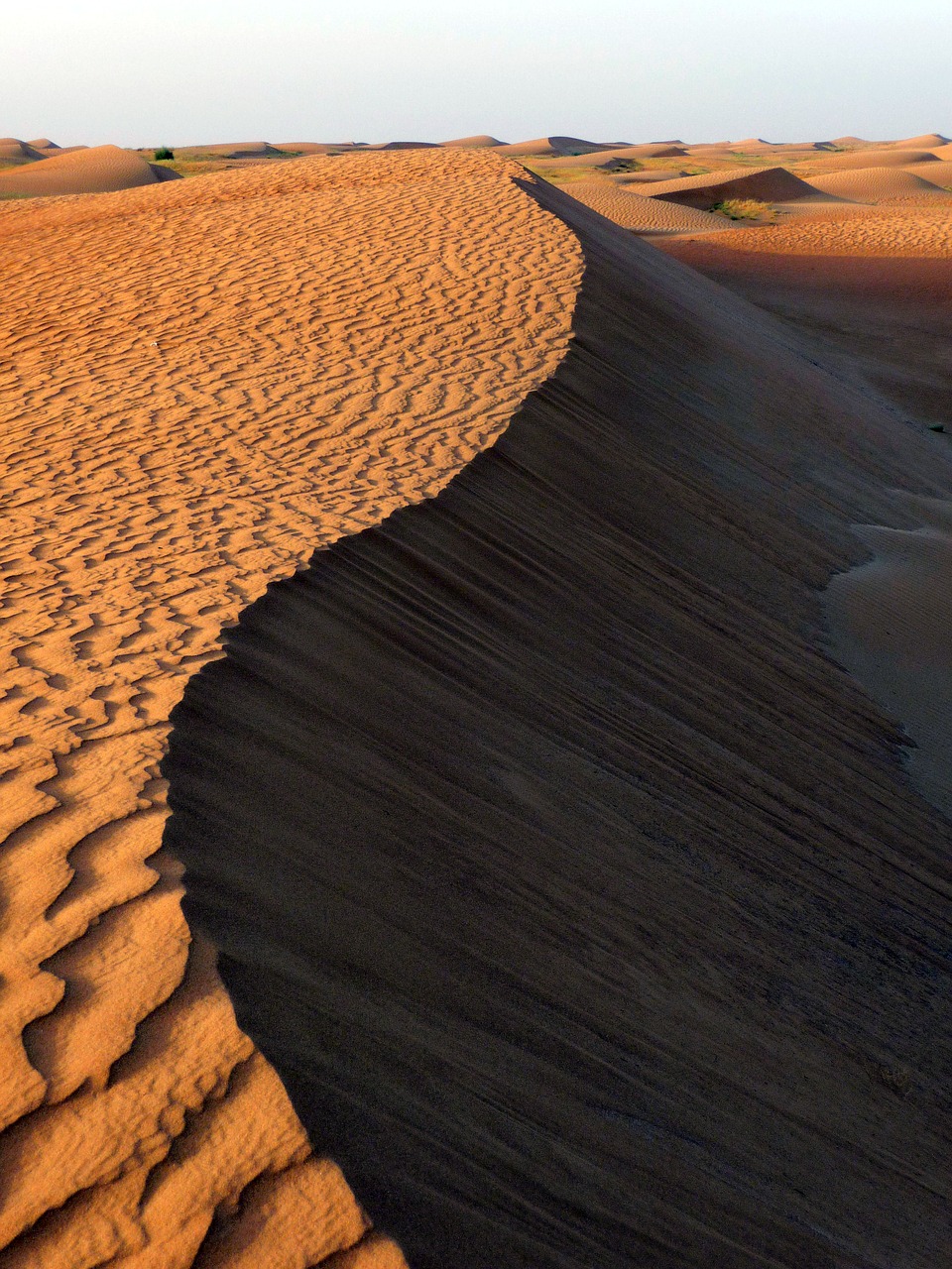 Image - desert dune sand structure comb