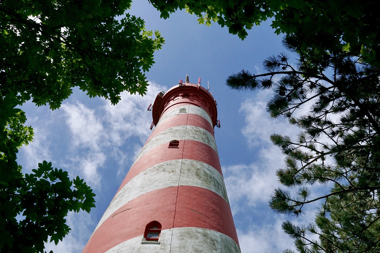 Image - lighthouse holland low country sky