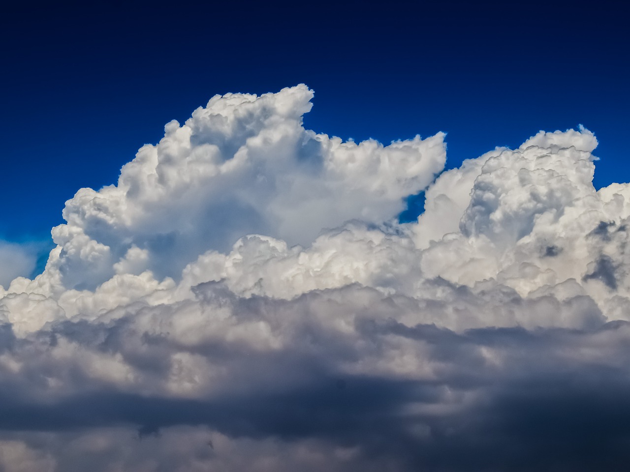 Image - clouds white grey cumulus sky