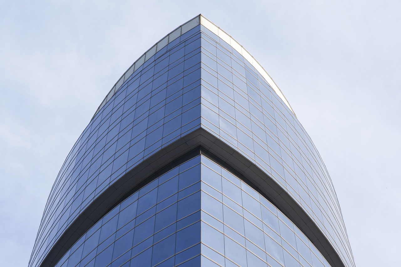 Image - building blue glass architecture