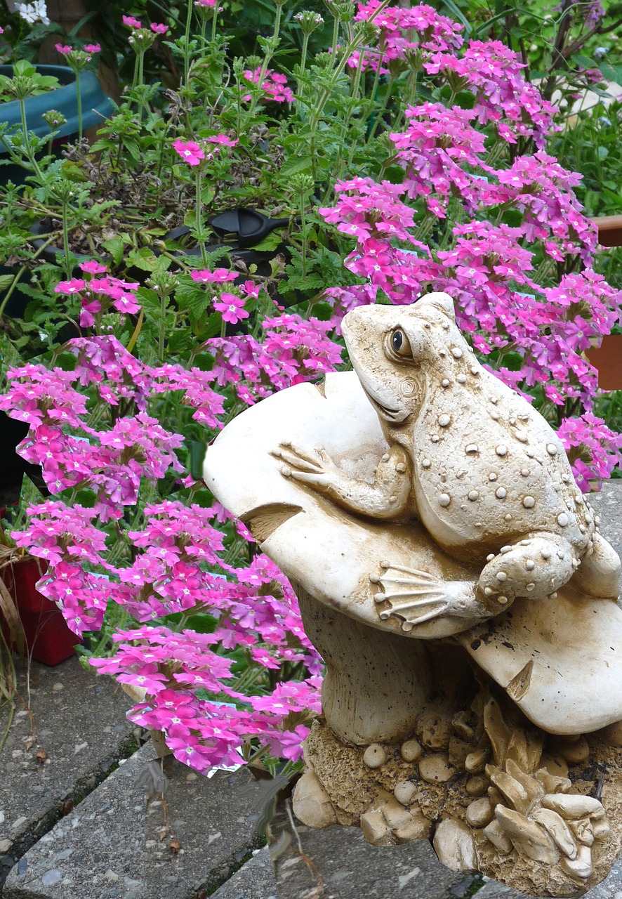 Image - frog garden statue