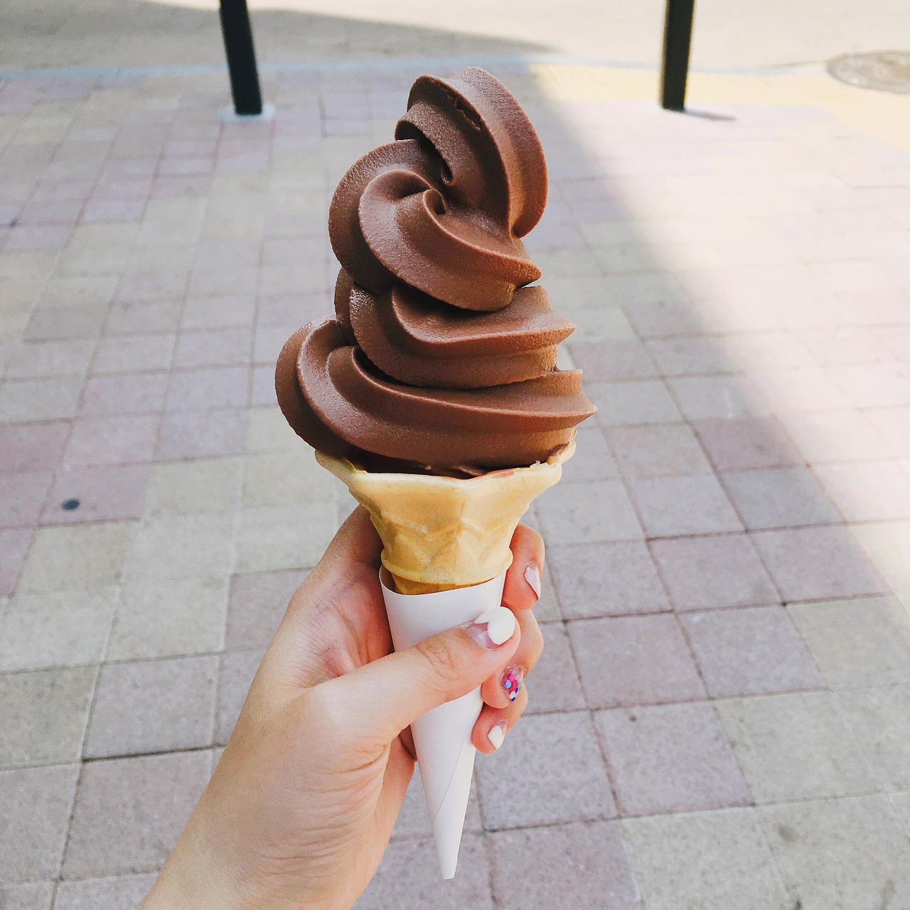 Image - ice cream summer choco food cool