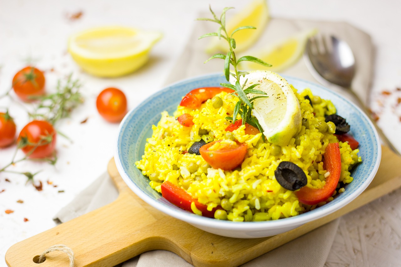 Image - paella spain pan fry up rice