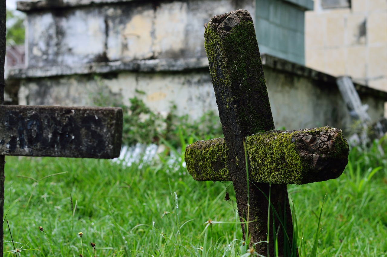 Image - cemetery old tomb death halloween