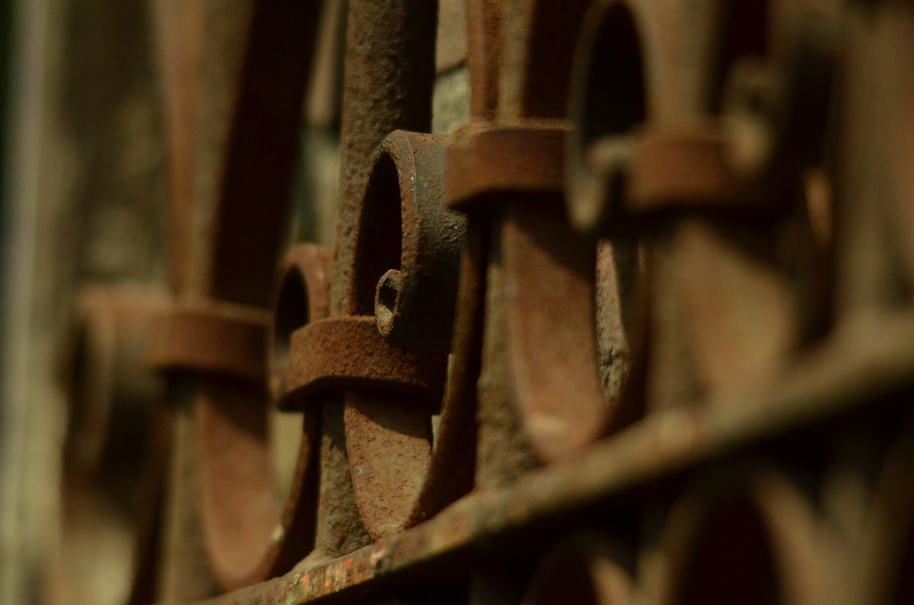 Image - fence lead steel rusty rust old