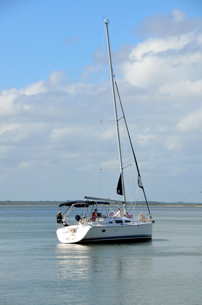 Image - sailboat sailing river boat sea