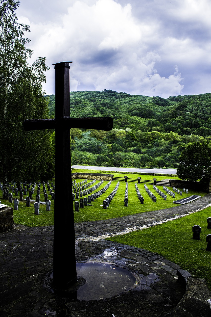 Image - the military cemetery cross slovakia