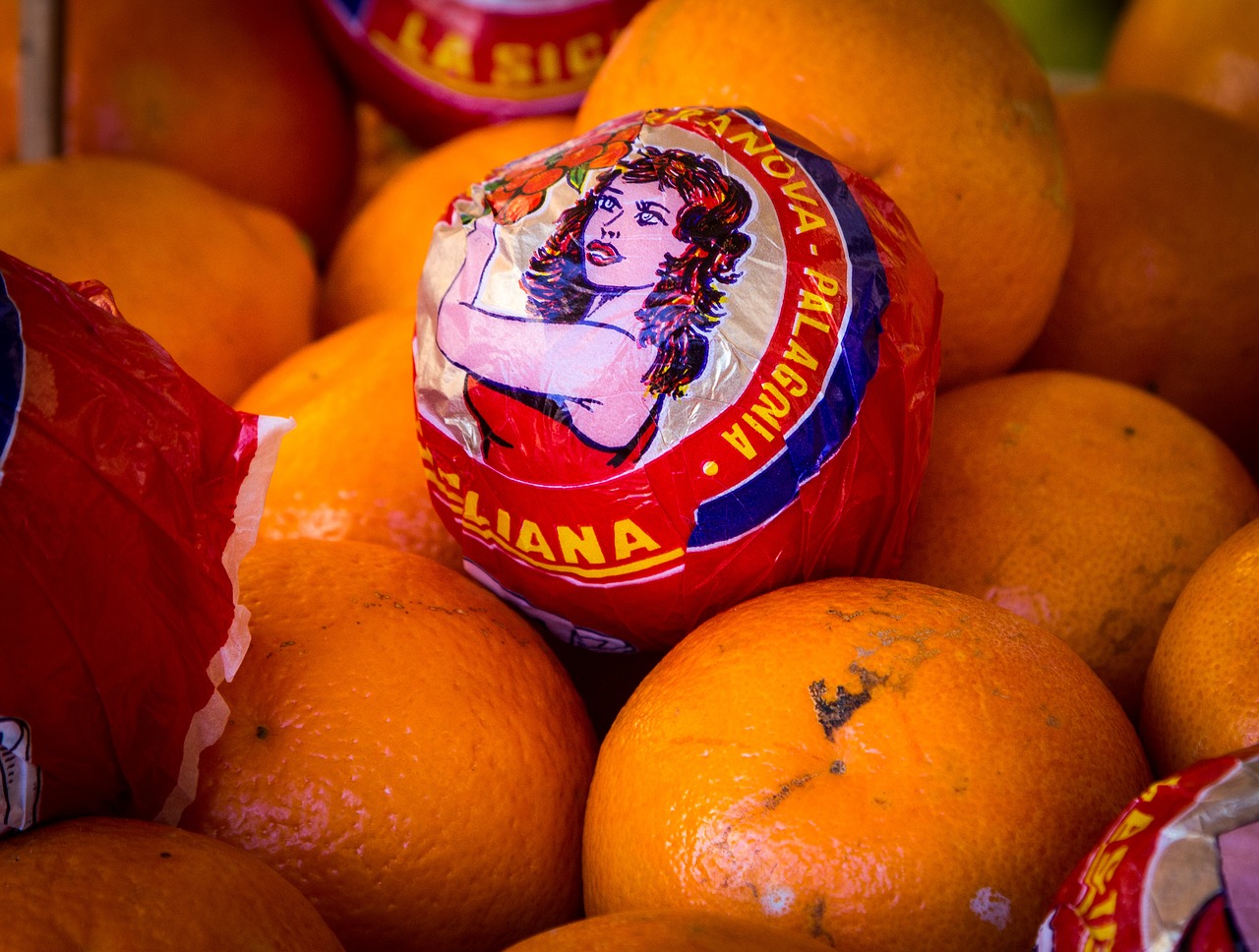 Image - orange fruit satsuma wrapper food