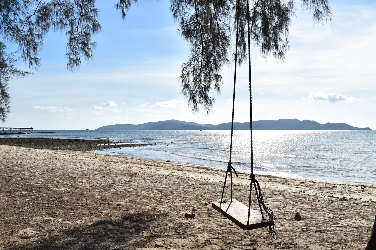 Image - swing beach sky the island tour