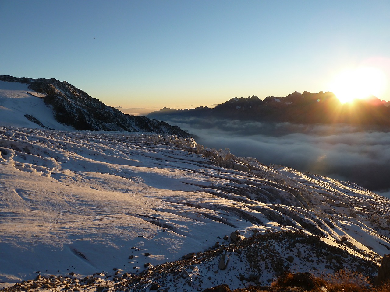 Image - landscape mountain glacier