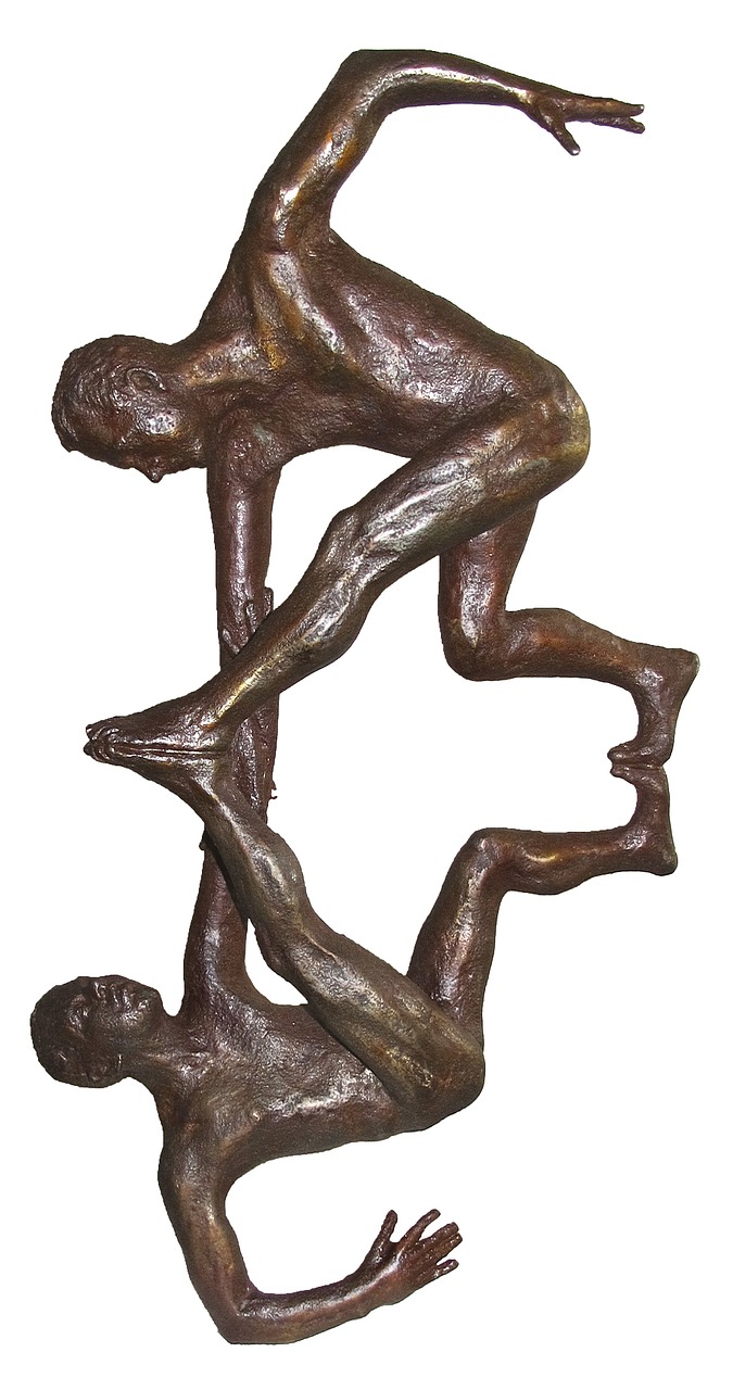 Image - sculpture bronze statue acrobatics