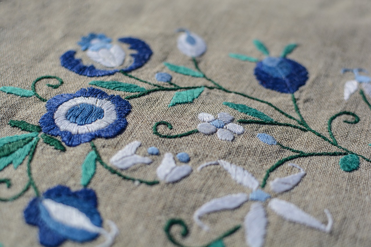 Image - embroidery linen thread craft