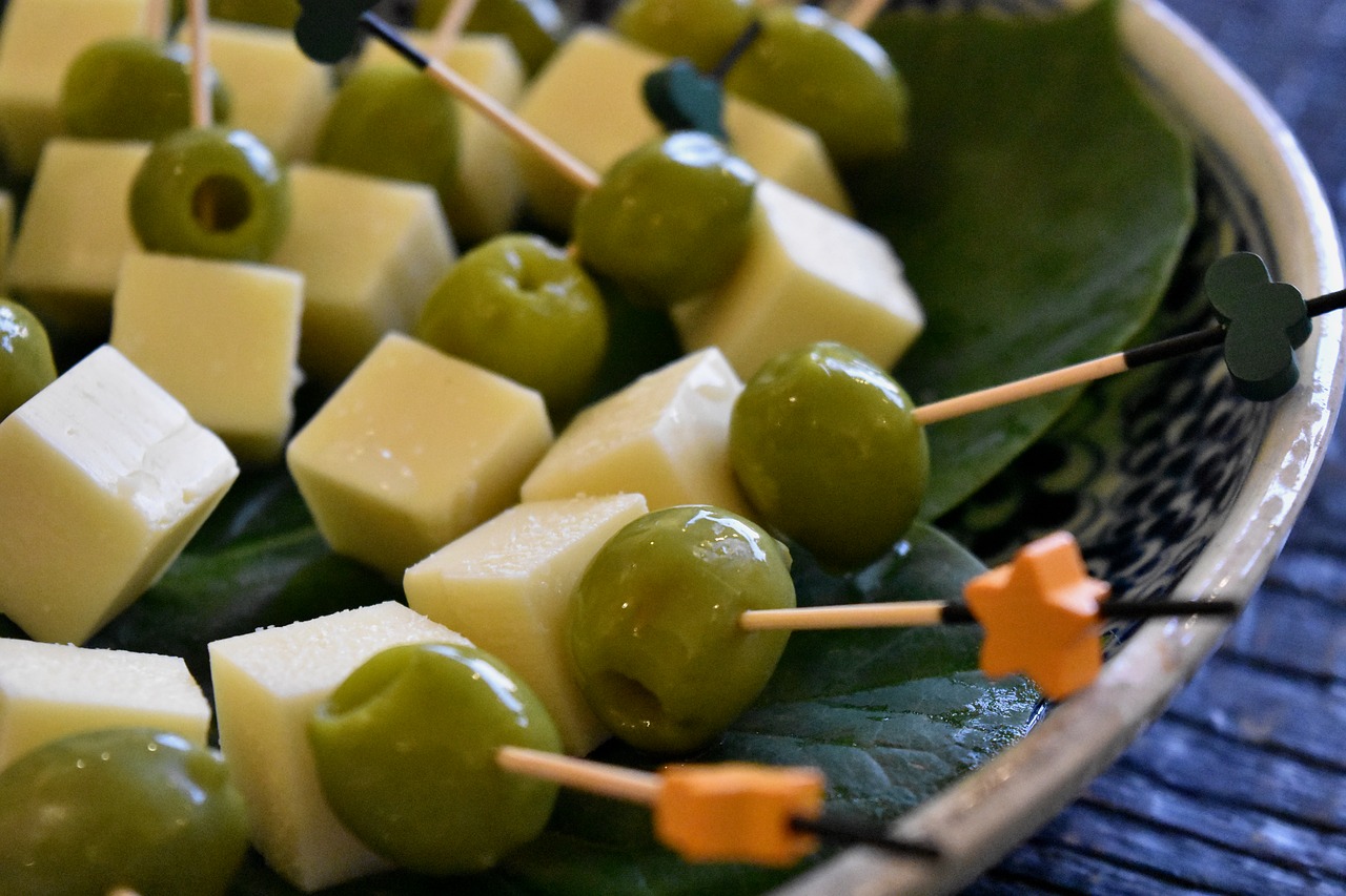 Image - olive cheese plate snacks cooking