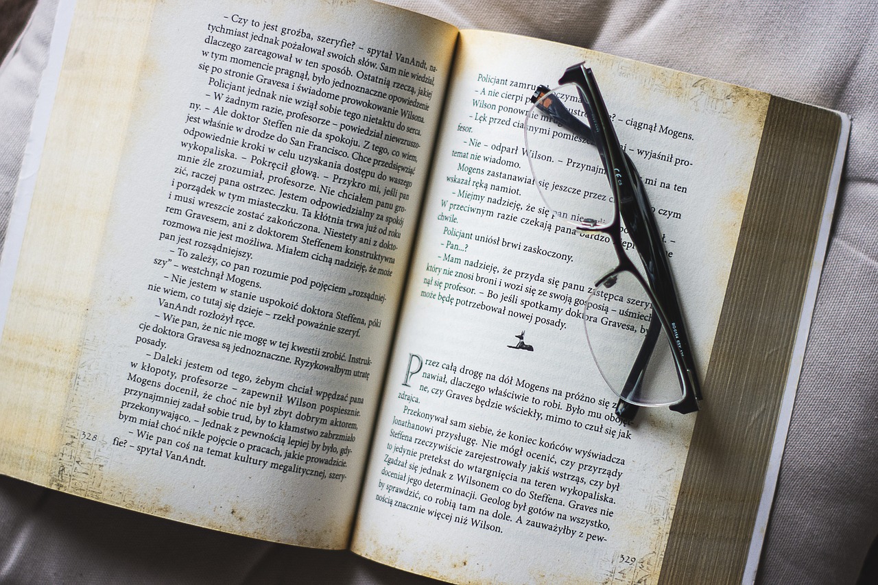 Image - book reading read glasses
