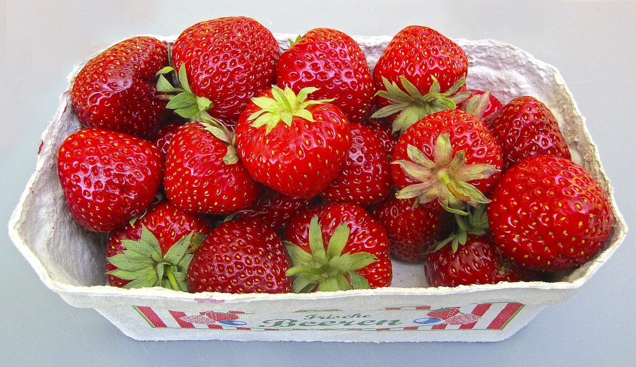 Image - strawberries shell berries fruit