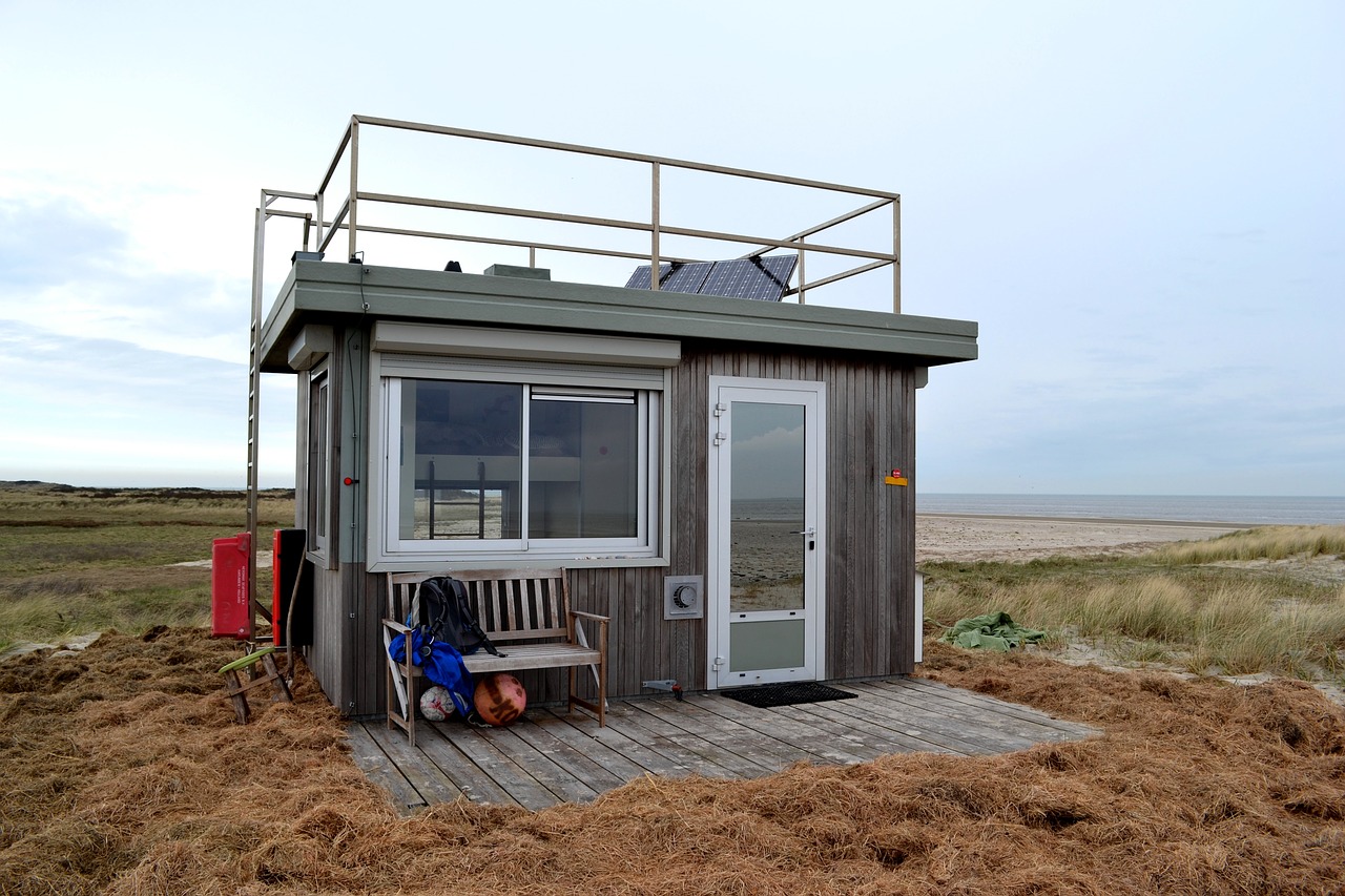 Image - beach house nature look out