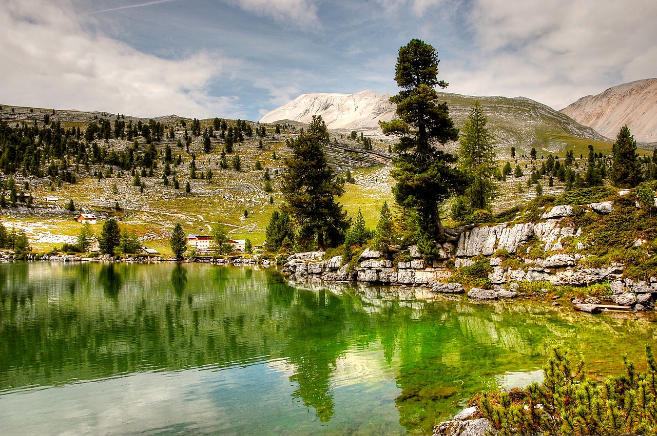 Image - dolomites fanes landscape mountains