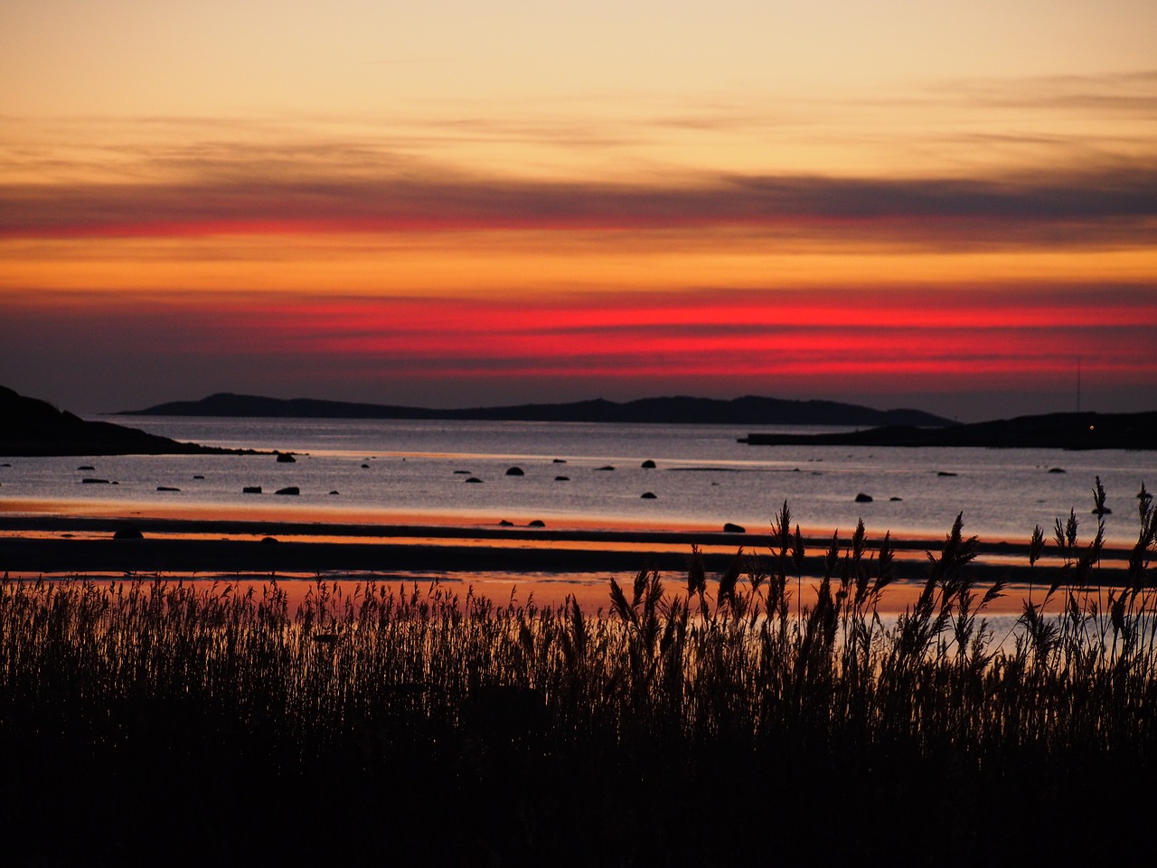 Image - sunset twilight summer evening