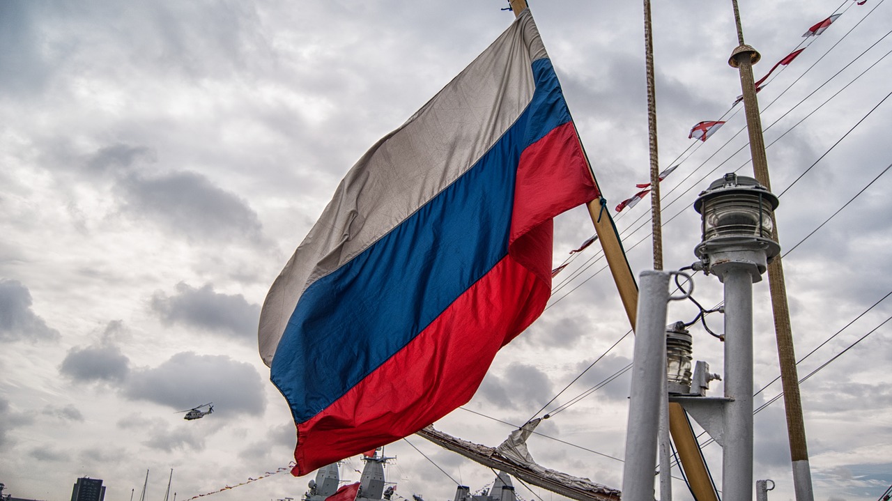 Image - flag ship sailing boat waving flag