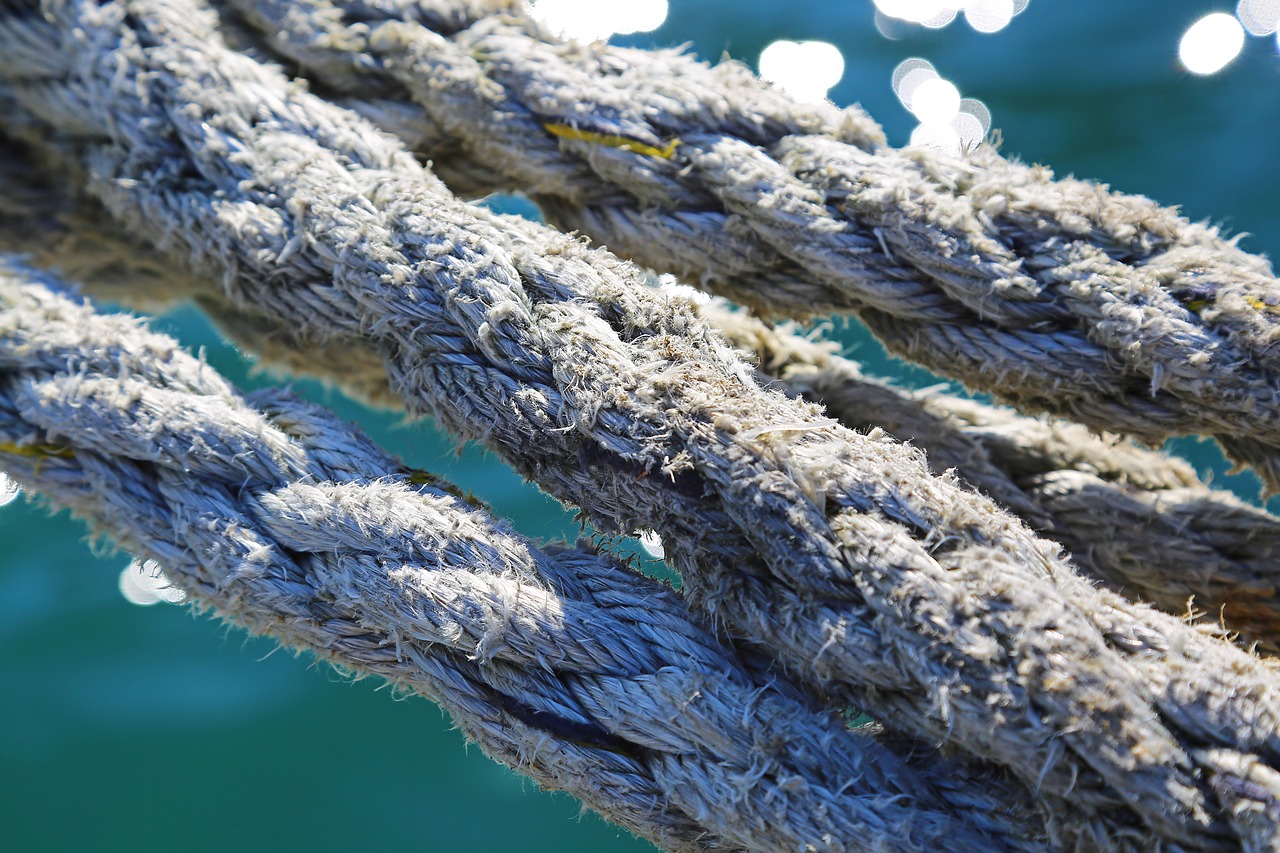 Image - rope old macro solid detail