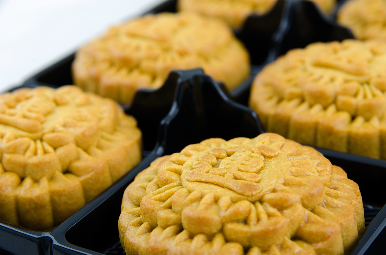 Image - mooncake mini pastry chinese asia