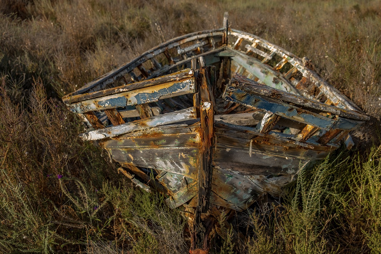 Image - abandoned ship earth without the sea