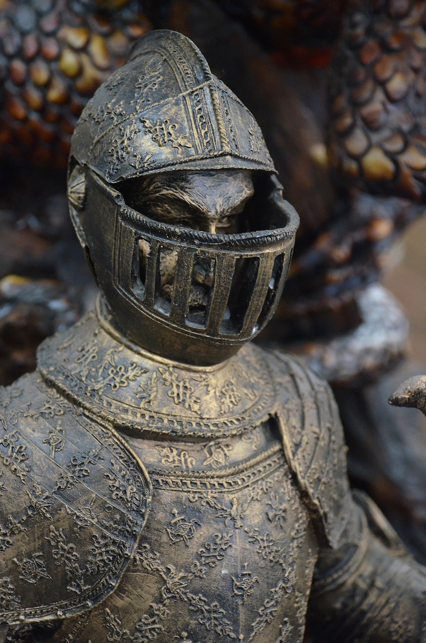 Image - geek statue knight armor rpg