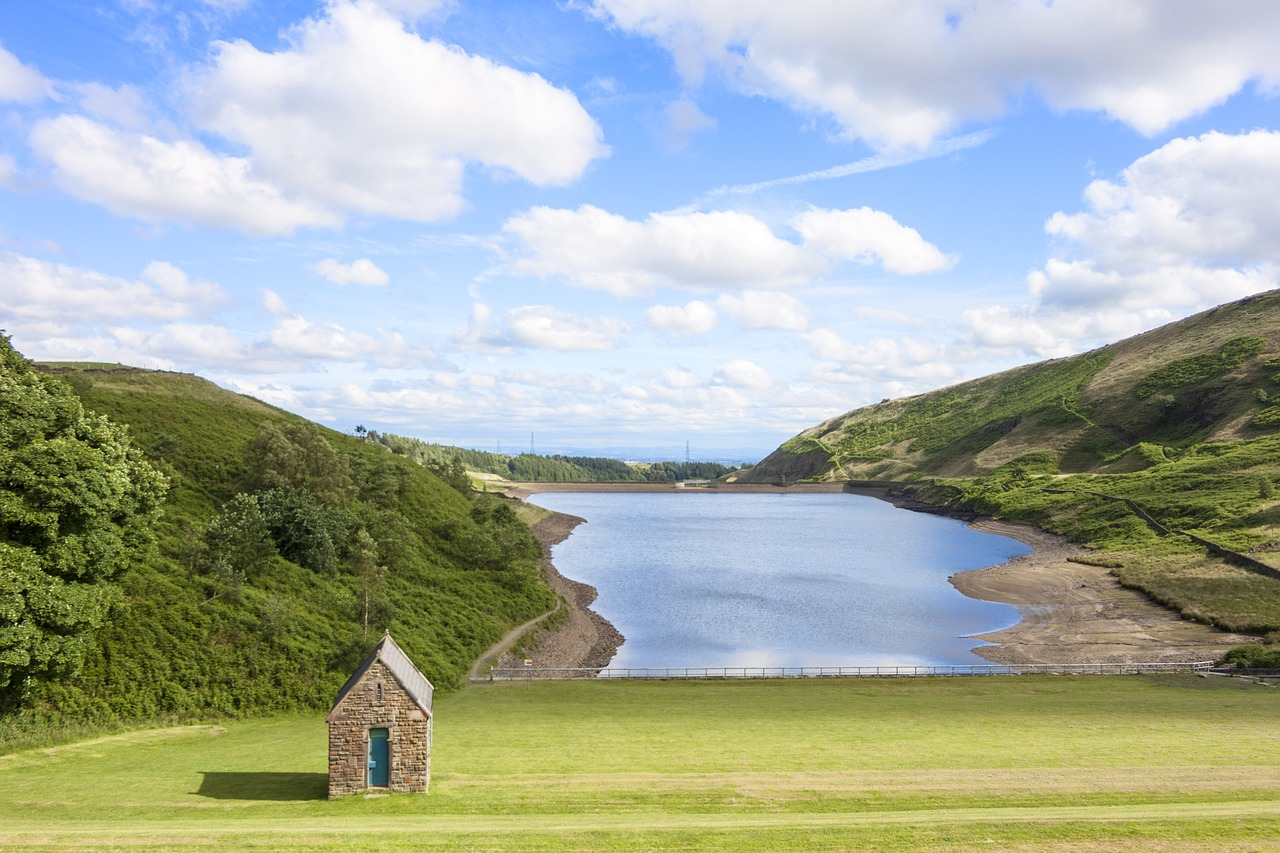 Image - countryside reservoir landscape