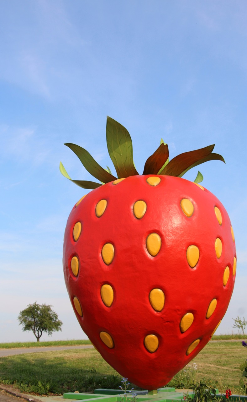 Image - strawberry tree sky