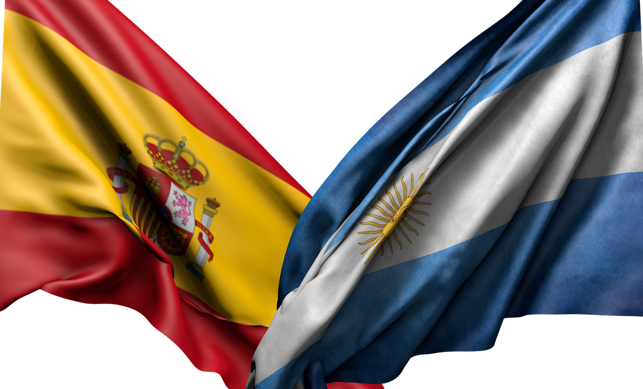 Image - flag spain argentina red yellow