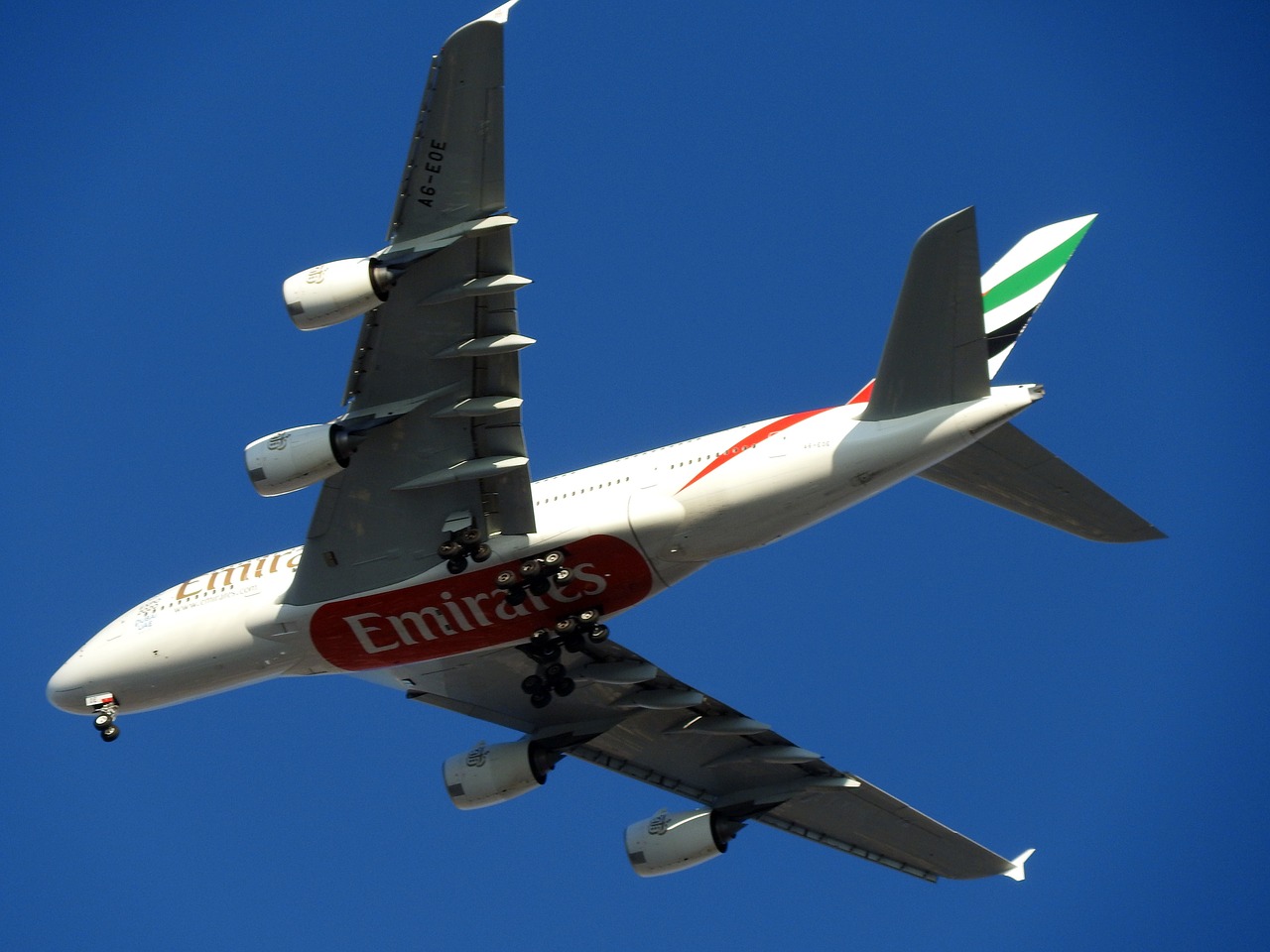 Image - plane a380 dubai trip flight