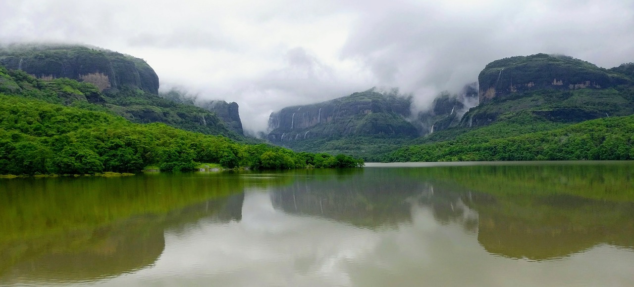 Image - landscape nature mountains water