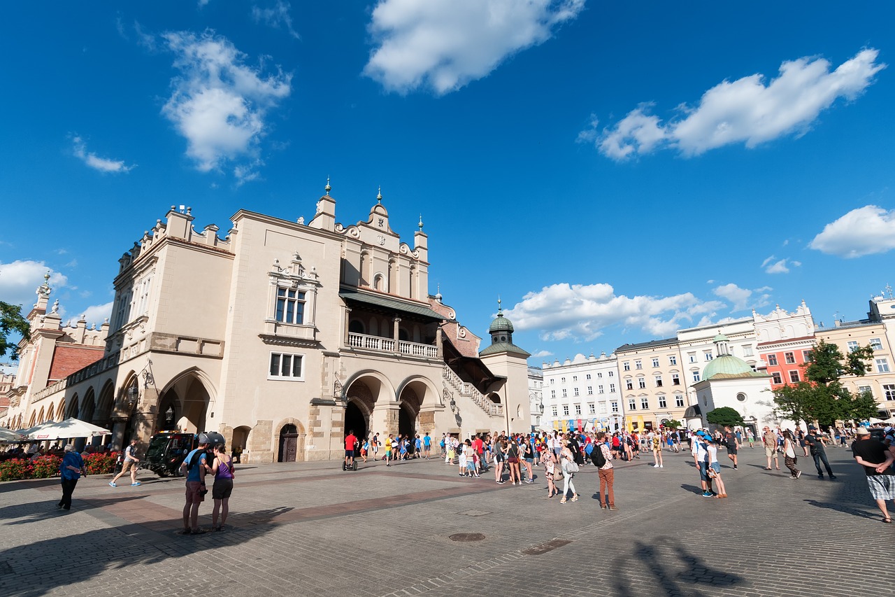 Image - krakow poland historically old town