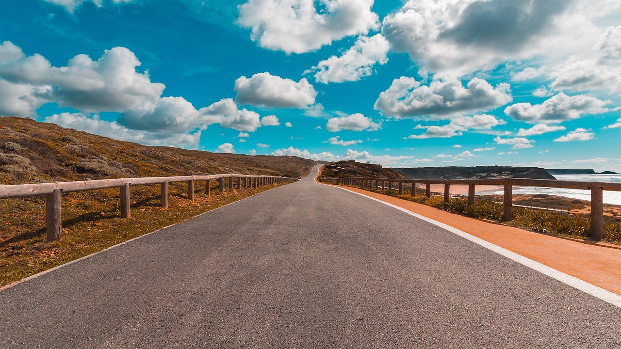 Image - road portugal west coast landscape