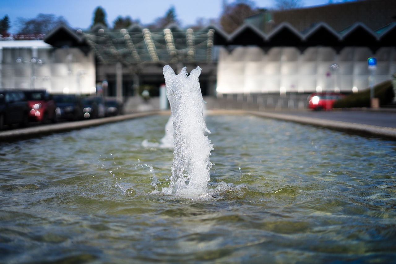 Image - water fountain quellenhof aachen