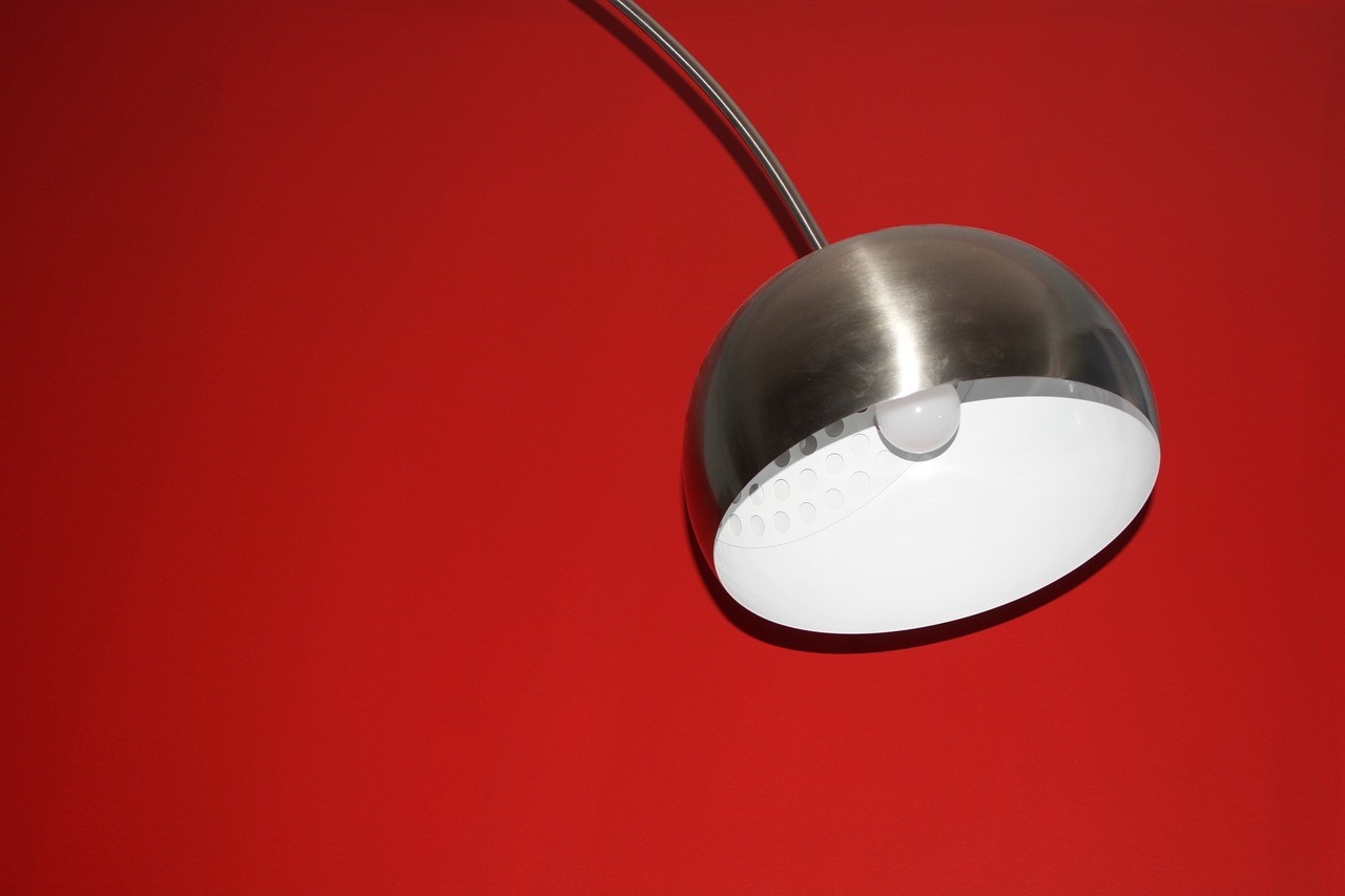 Image - lamp chrome modern interior design