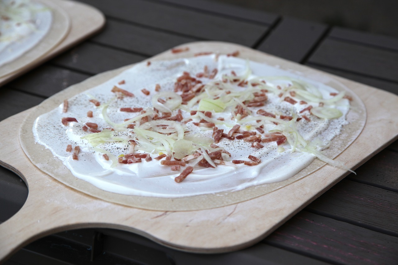 Image - tarte flambée alsace bacon cube