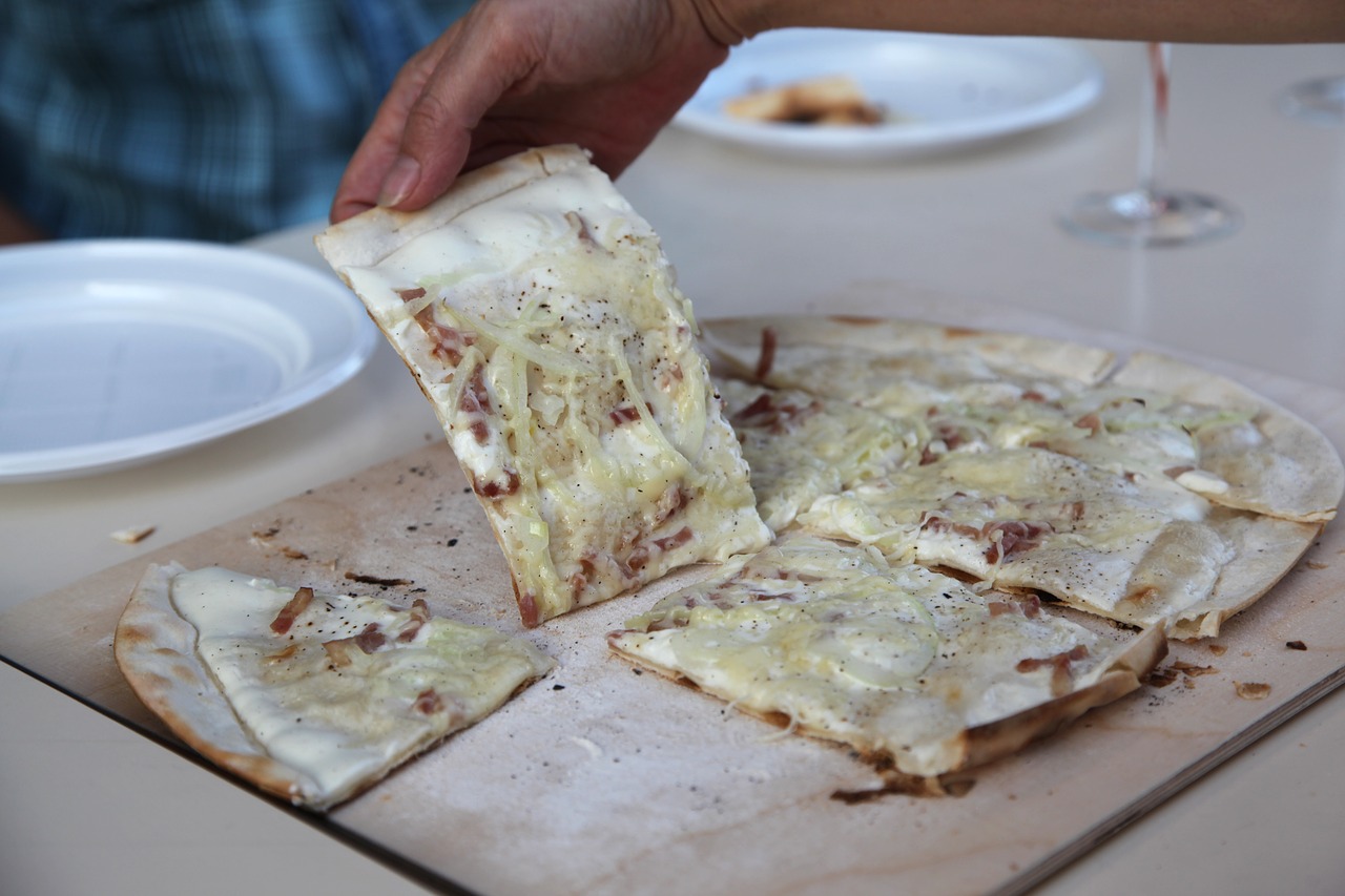 Image - tarte flambée alsace bacon cube