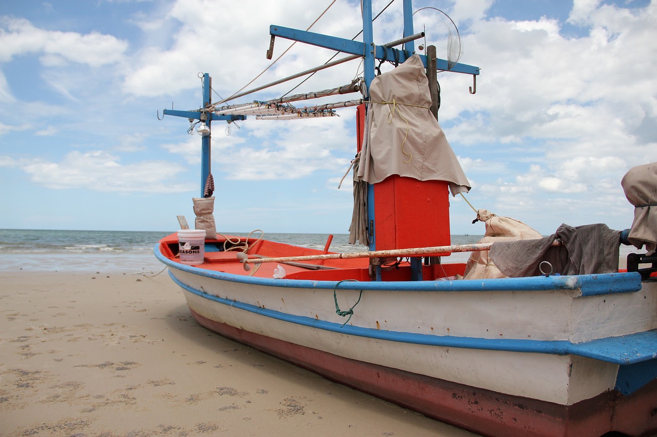 Image - thailand hua hin fishing boat beach