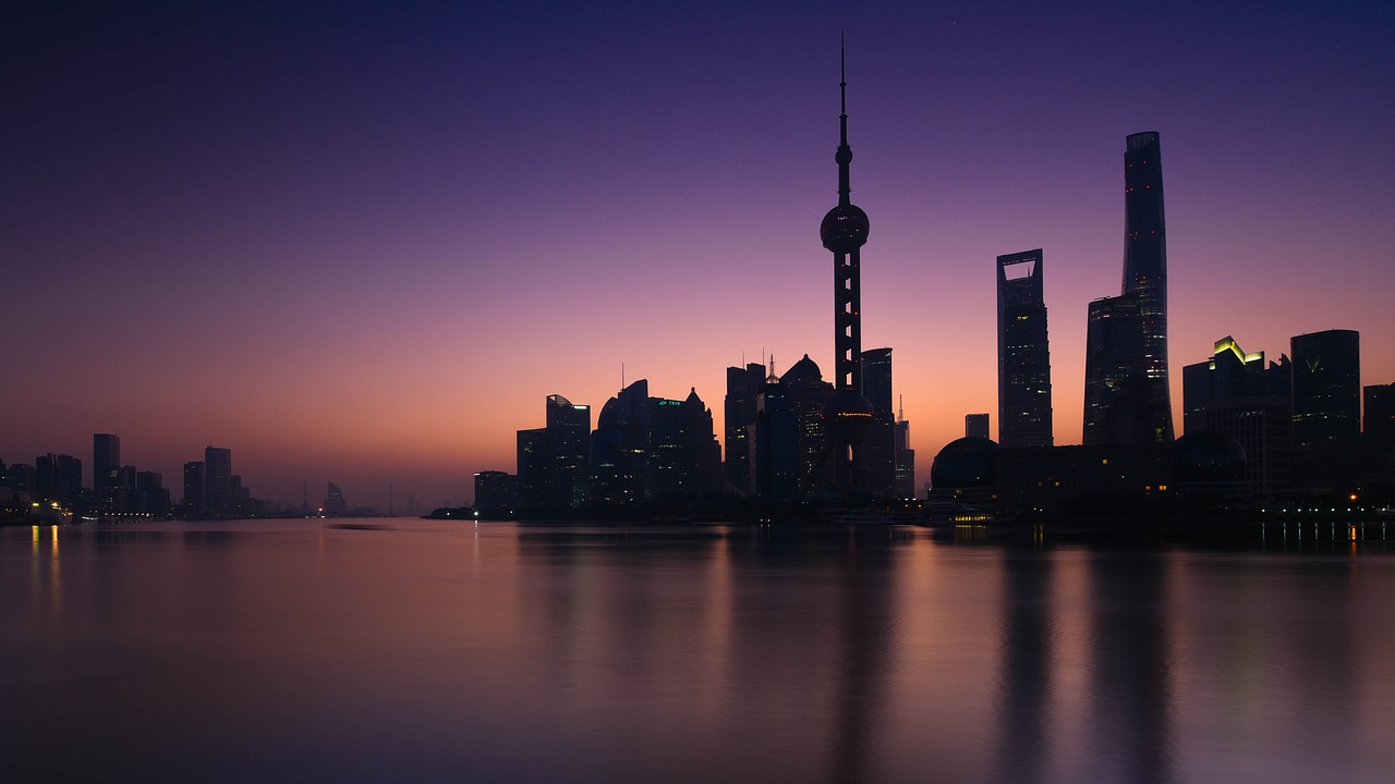 Image - shanghai huangpu river sunrise