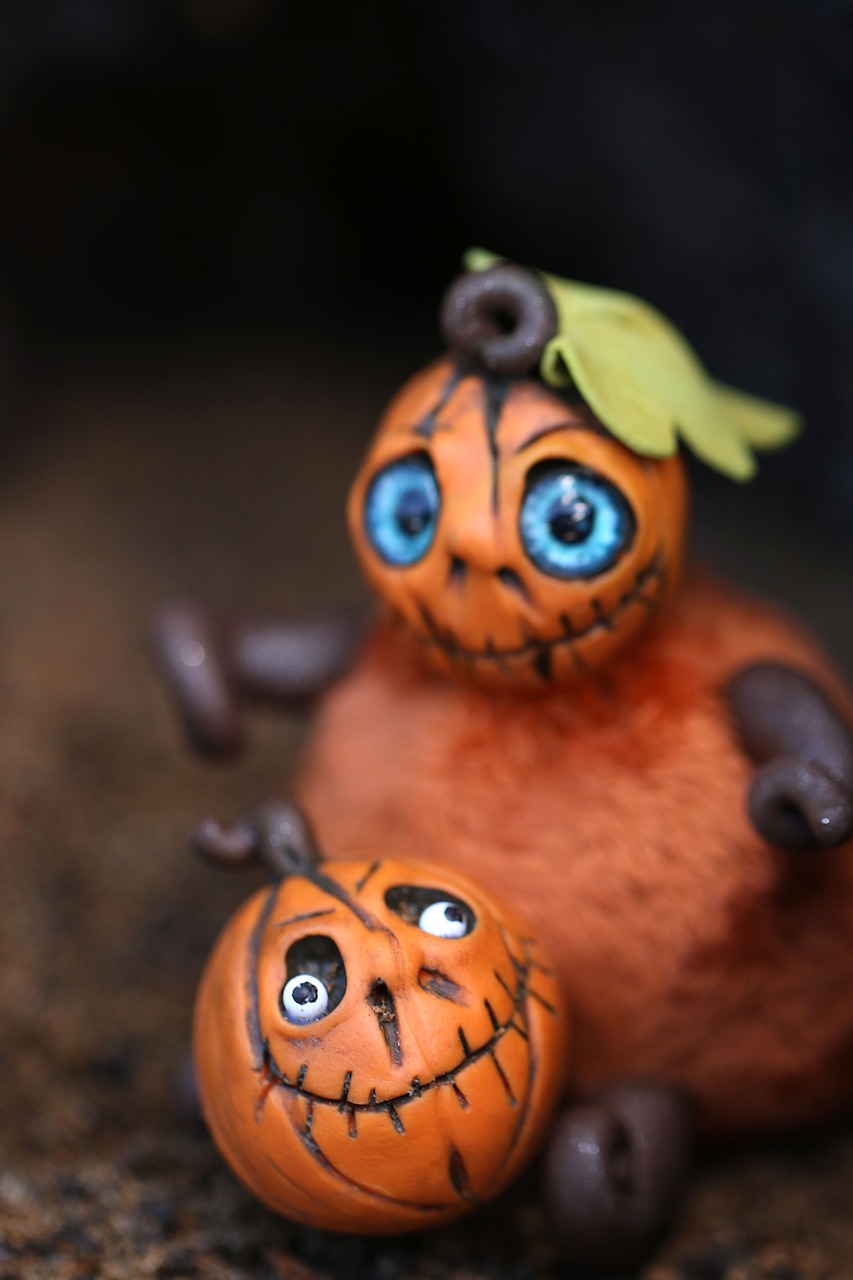 Image - pumpkin halloween figures