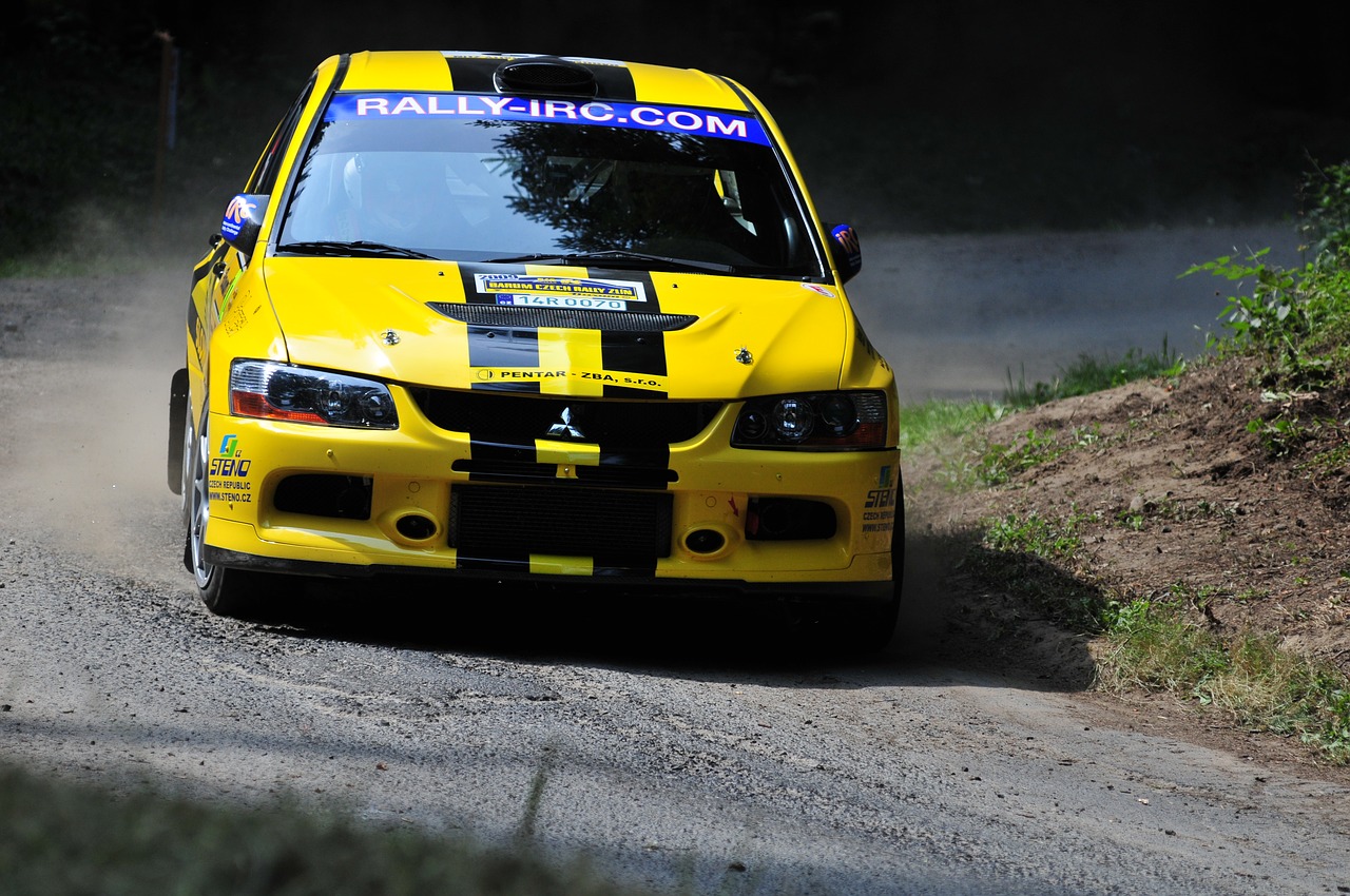 Image - rally yellow car