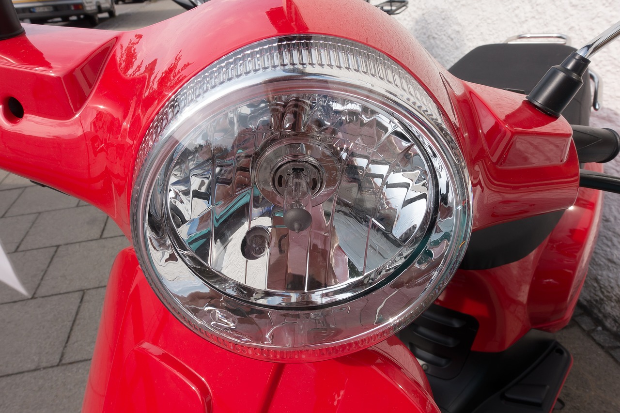 Image - motor scooter summer